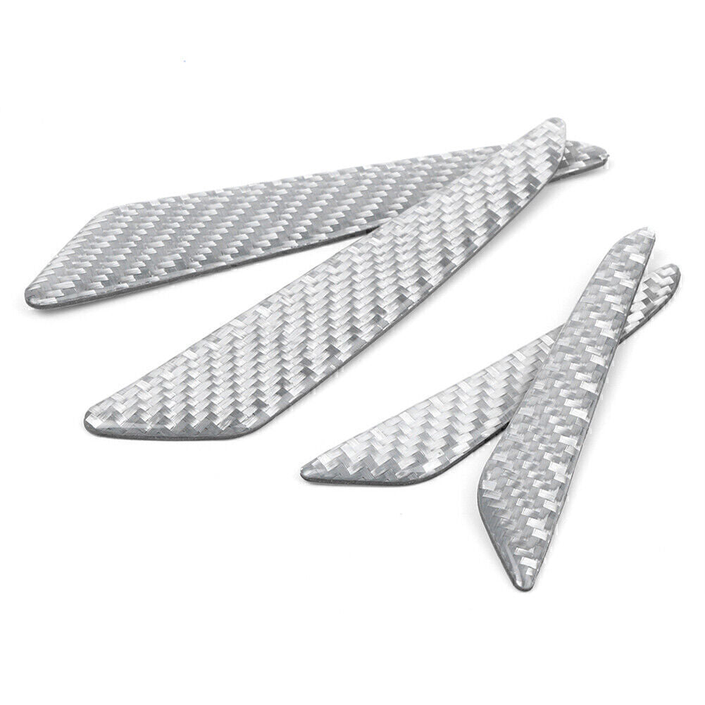 Carbon Fiber Grey Door Protective Strips Anti-collision for Mercedes-Benz