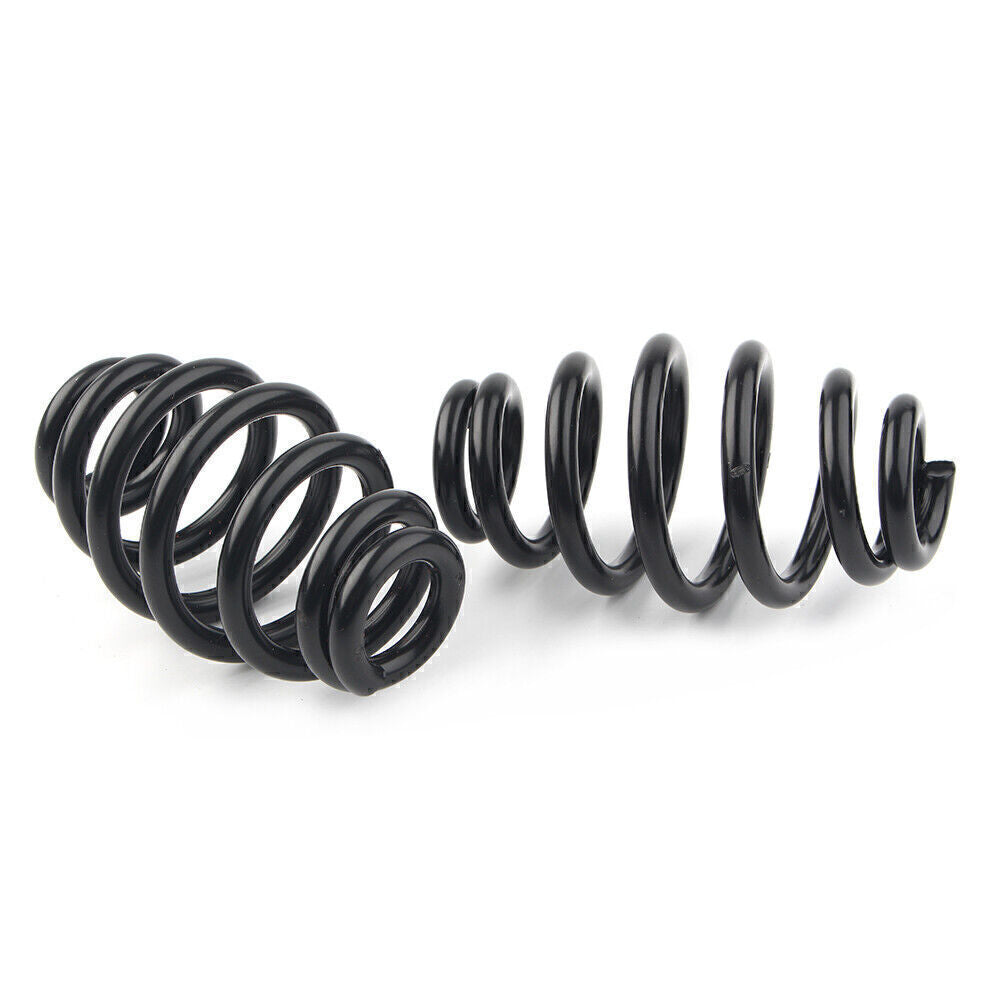 3 Barrel Coiled Solo for Seat Springs Black for Harley Chopper Bobber Softail