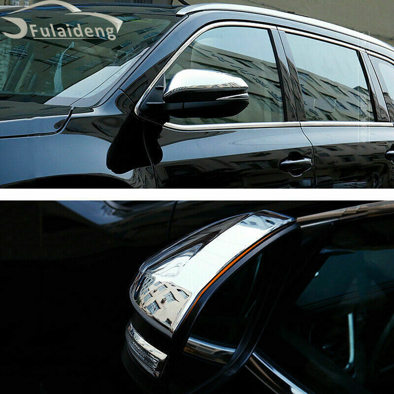 for Toyota Highlander 2014-2019Chrome Side Door Rearview Mirror Cover Trim Decor