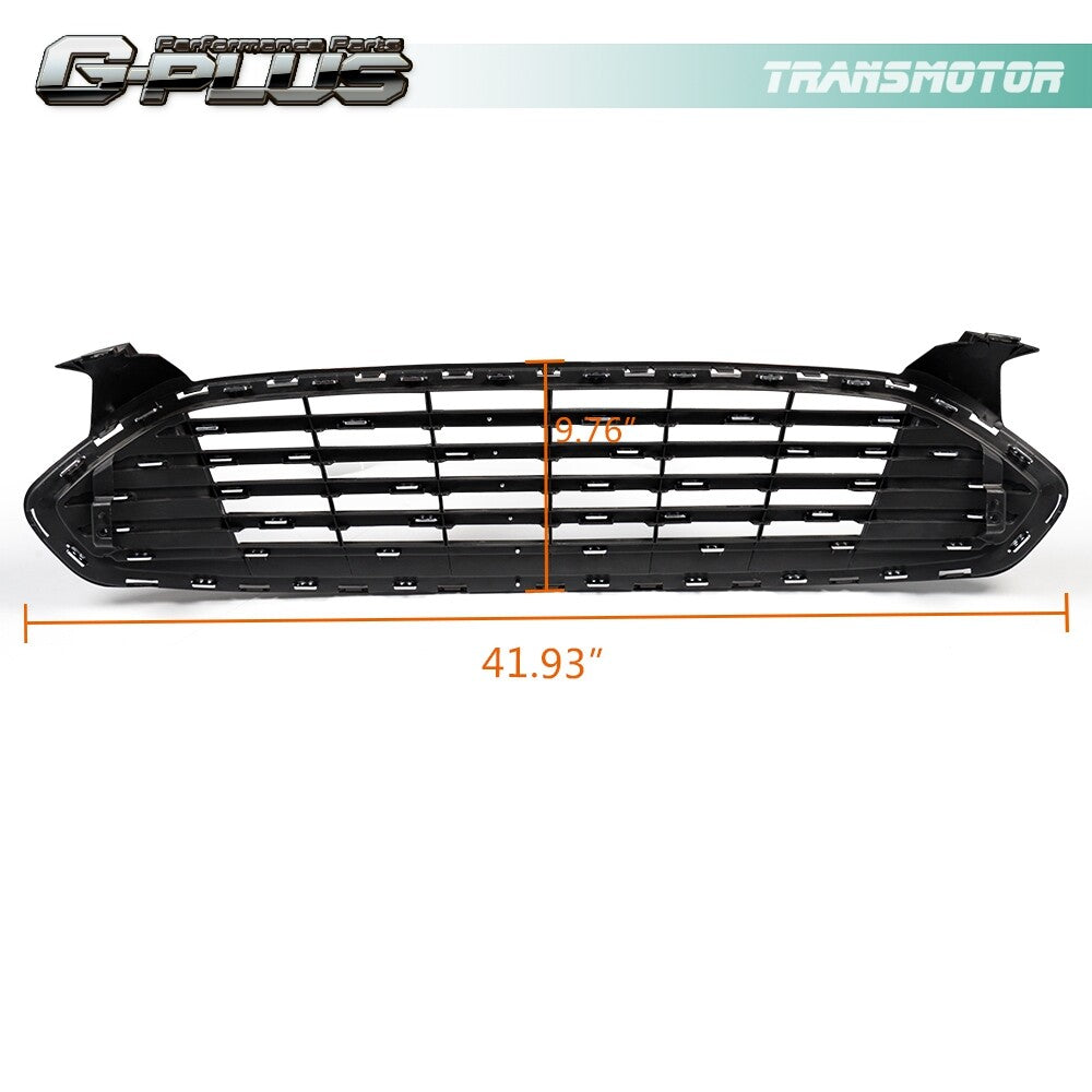 New 2-pack front bumper upper and lower grille grill fits for Fusion 13-16- v