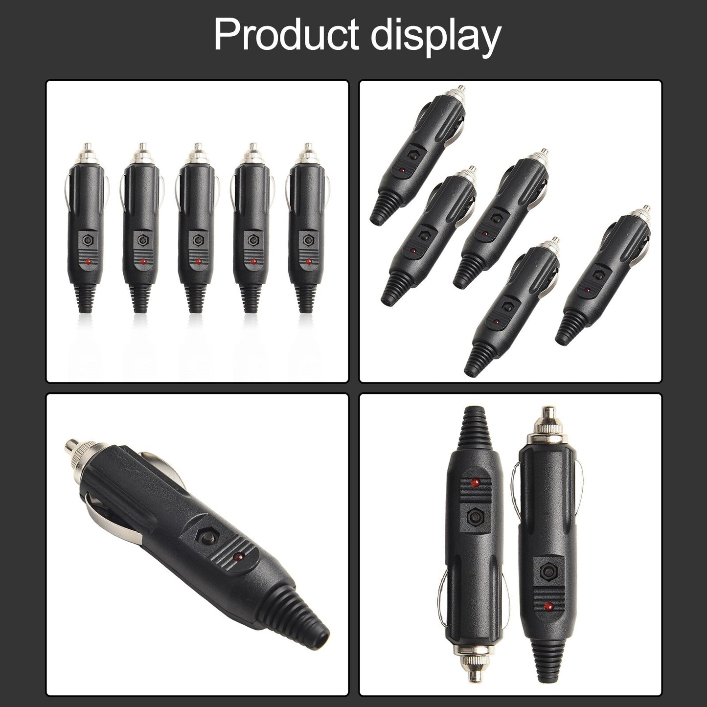 Five-pack automotive fuses designed for 12-volt and 24-volt vehicles.
