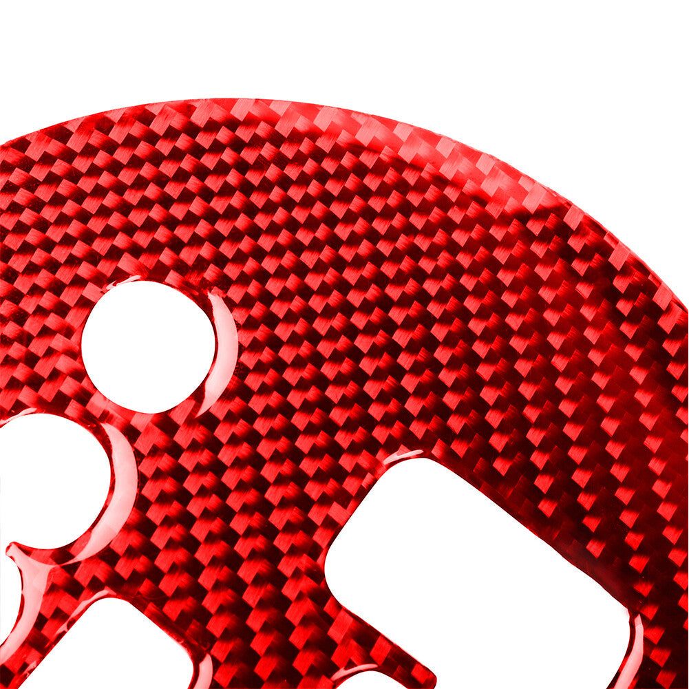 Red Carbon Fiber Storage Box Panel Cover Trim For 1998-04 Type B v