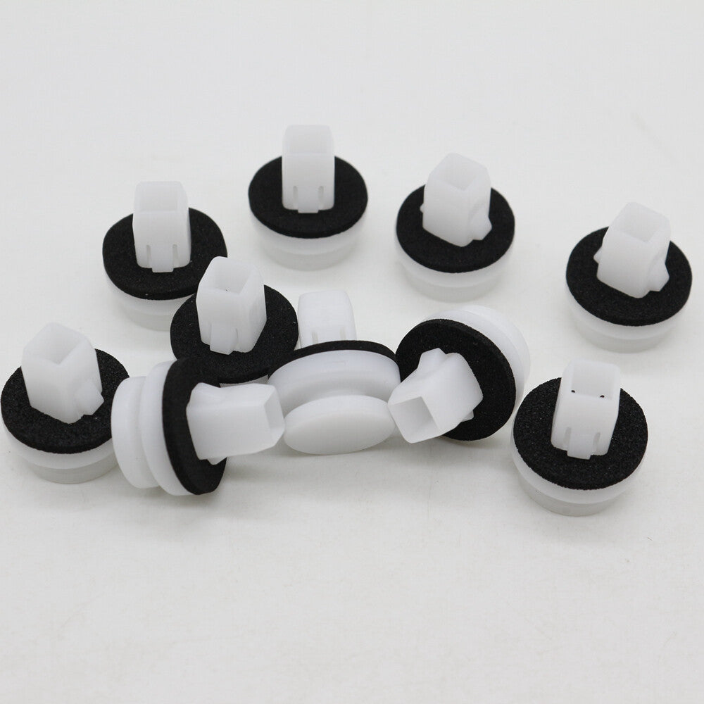 Car SUV Chrome muscle 3/16 card style hood latch pin set ear studs engine lock- v