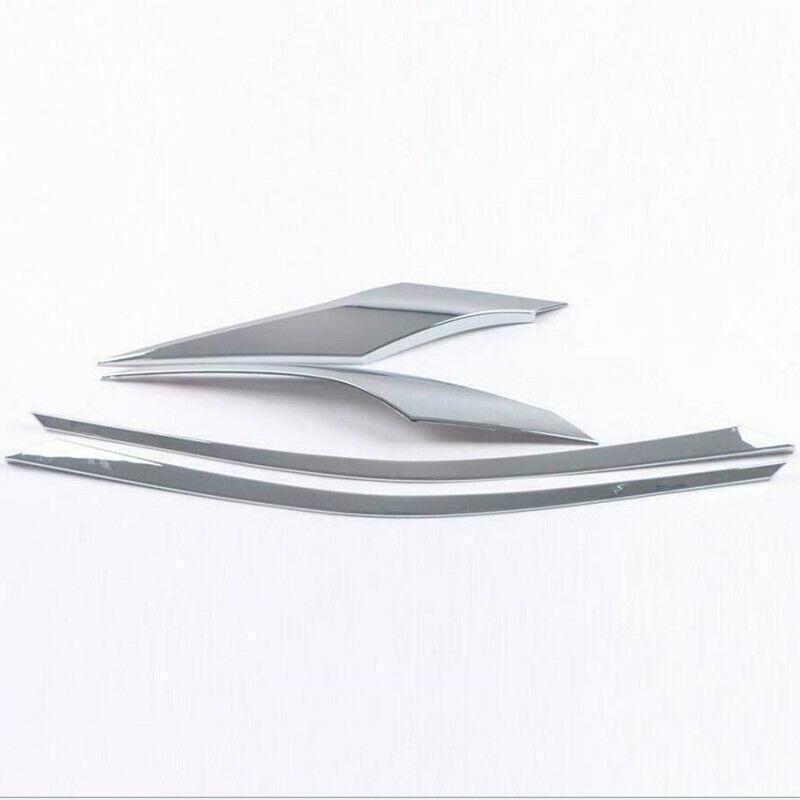 for Toyota for Sienna 21-2024 Chrome Front Side Hood Bonnet Grille Mesh Strip Trims