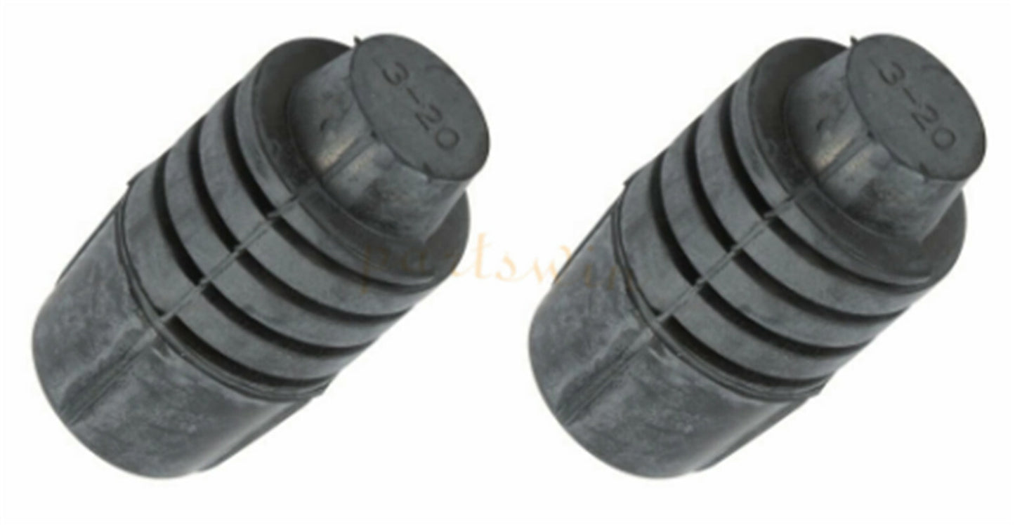 2-Piece Hooded Rubber Adjuster Bumper Pads for Civic , CRV, CRZ, Insight Fit ILX74144SR3- n