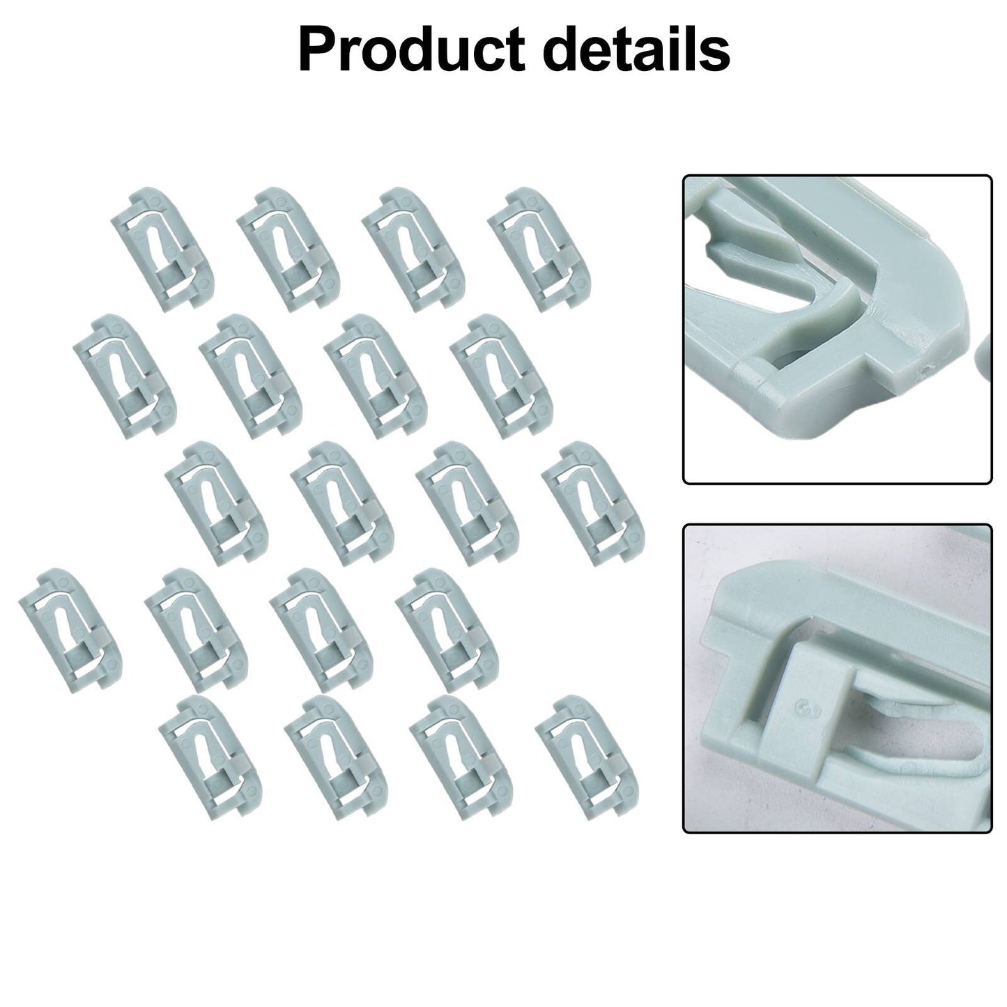 Easy Replacement 20 Clips for G Body Windshield Rear For Window Trim Molding