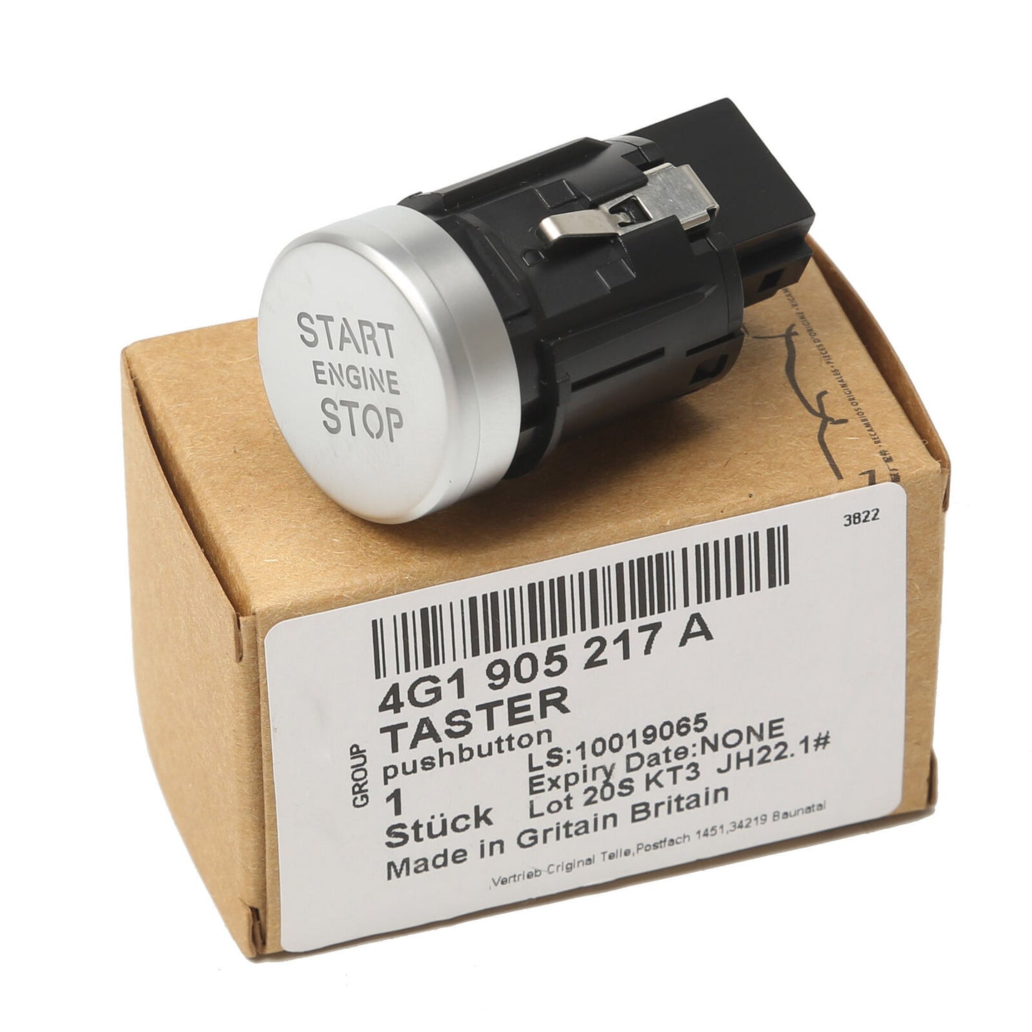 Engine Key Start Stop Switch Fit For 12-18 for A6 S6 RS7 Sportback 4G1905217A 12V