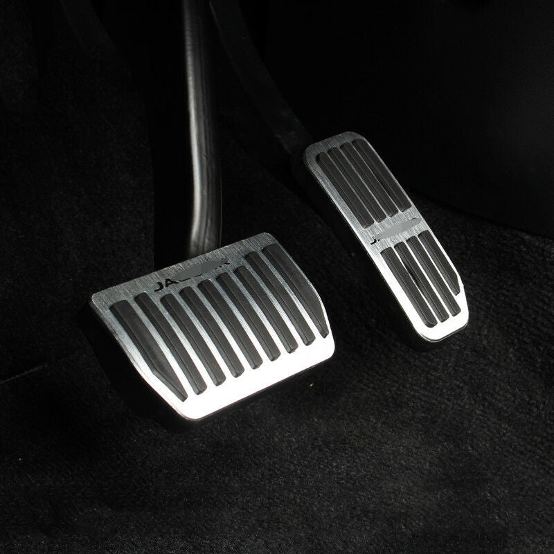 2X Aluminum Car Fuel Gas Brake Accelerator Pedal Pad for Jaguar F-PACE 2016-2020