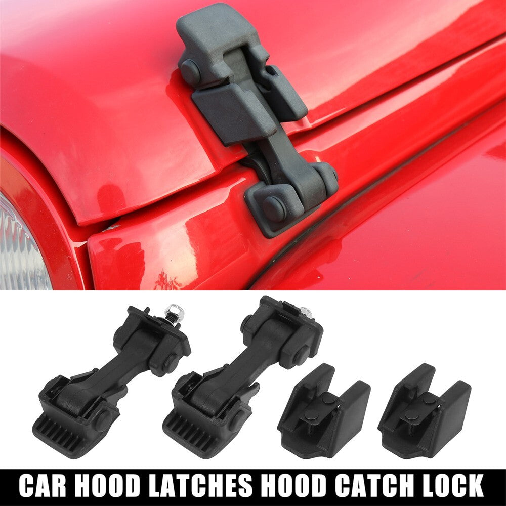 Left Right Front Engine Hood Latch Catch Bracket for Jeep for Wrangler JK 2007-18