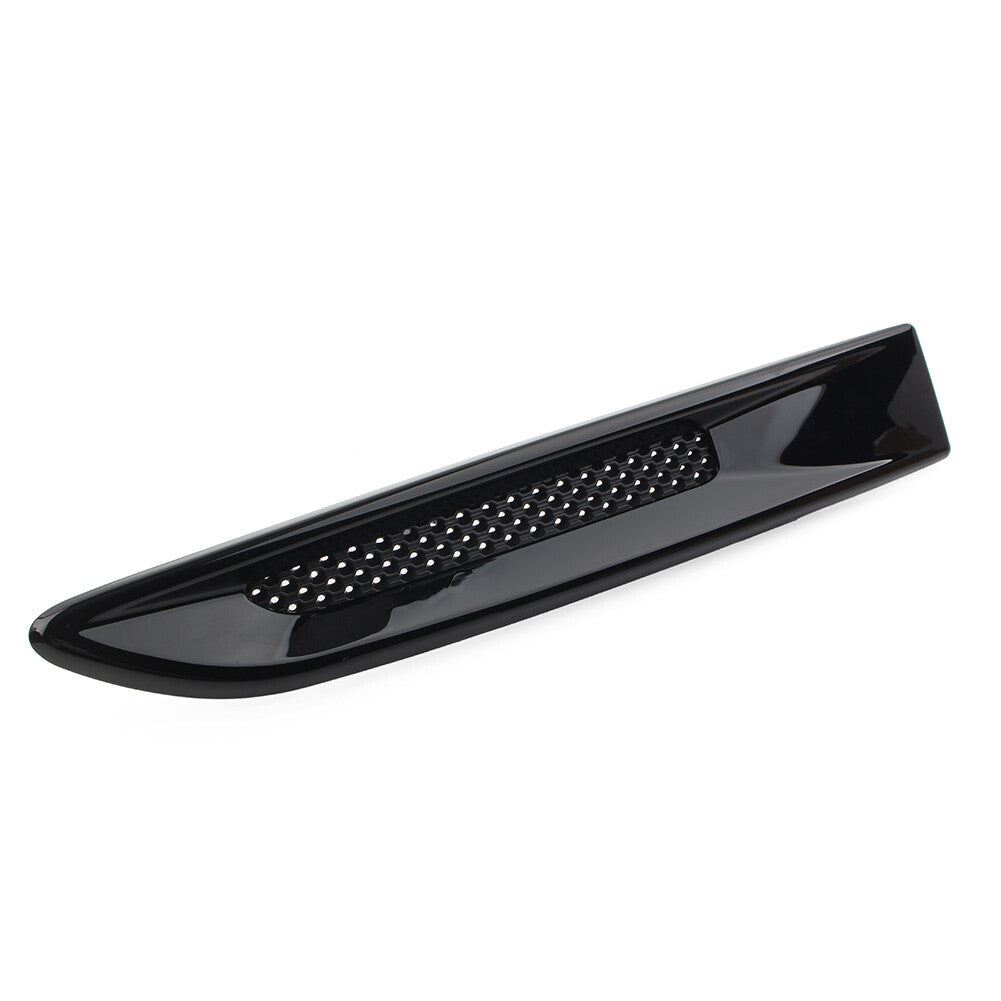 Left Front Fender Air Vent Outlet Grille Trim Black Fit for Jaguar XE F-Pace 2016-20