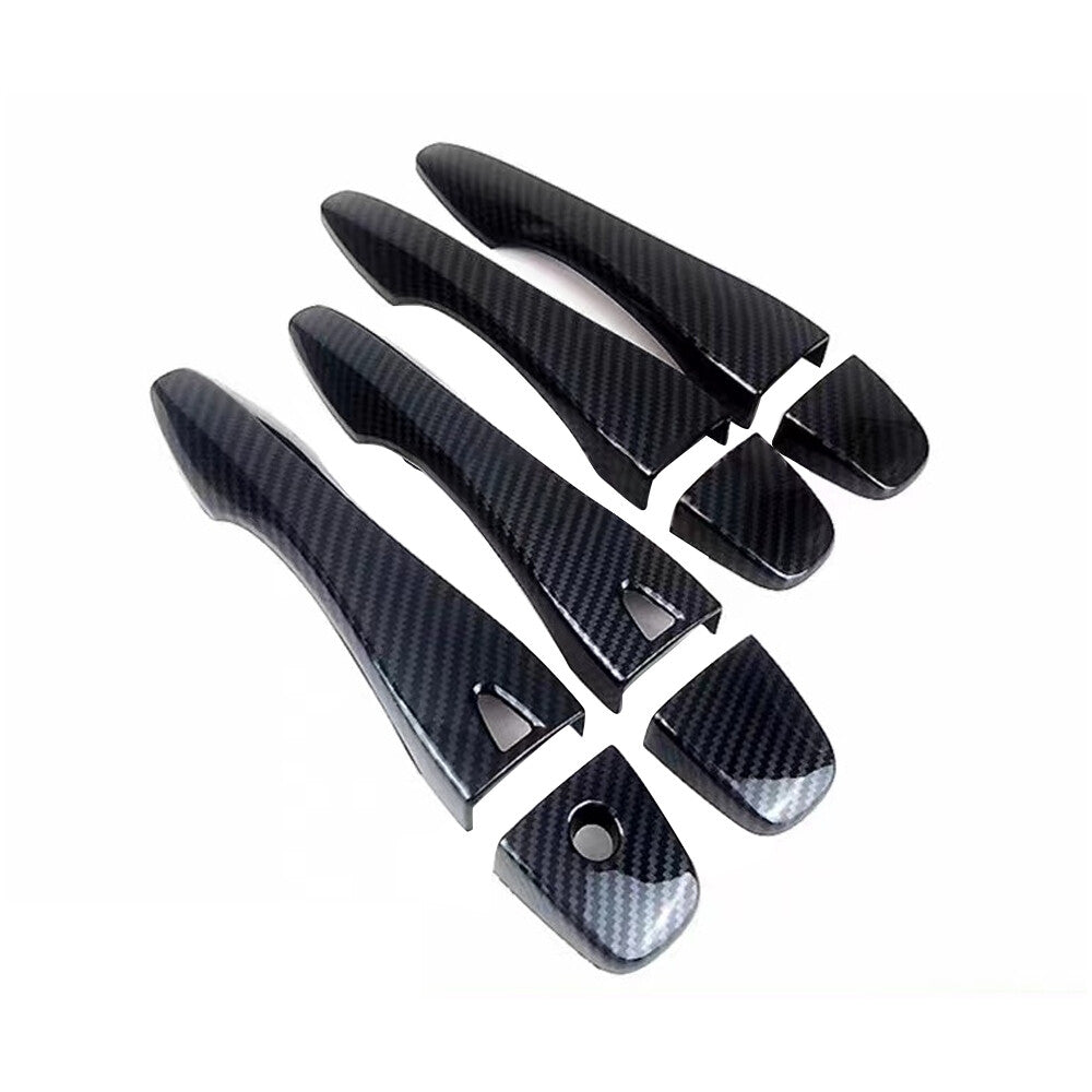 Side for Smart Door Handle Covers Trims For 2013-2018 for Nissan Altima Carbon Fiber
