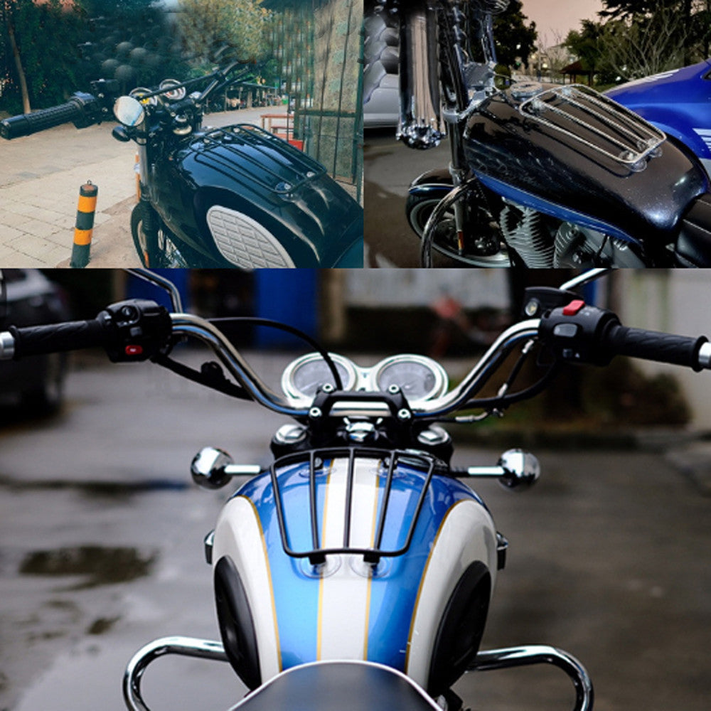 Chrome motor, 4 suction cups, fuel tank suction cup, package holder support, universal - n