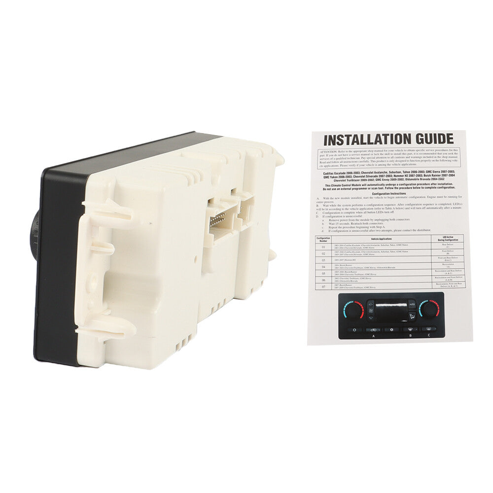 AC heater climate control module for GMC , improved design 599-211XD- n