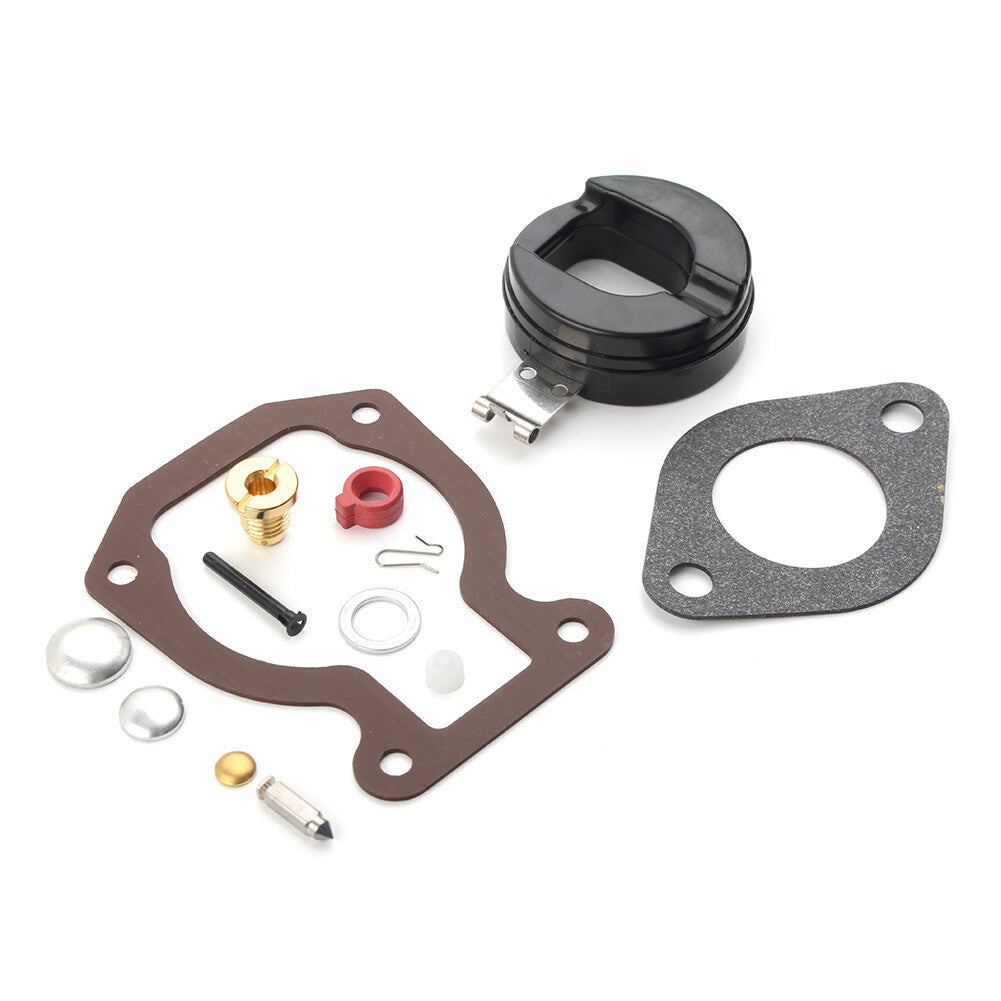 For Johnson Evinrude 9.9 HP 15 HP 1974-88 398453 Carburetor Rebuild Kit w/ Float Q