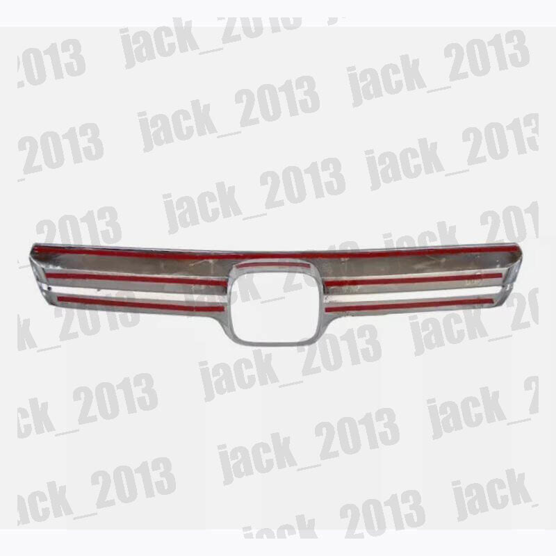 Front Upper Black Chrome Bumper Hood Grille Trim for Honda CRV CR-V 2007-2011
