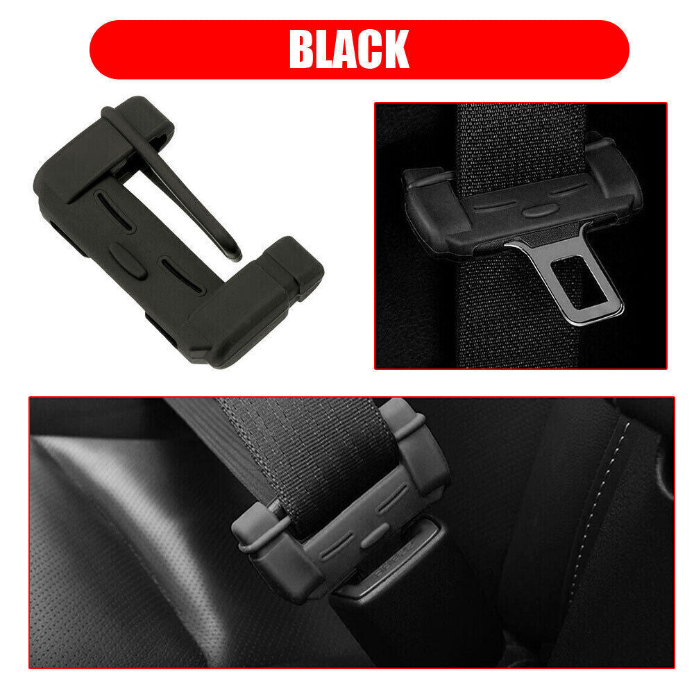 Universal Car for Seat Parts Belt Buckle Clips Silicone Anti-Scratch Protector Cover