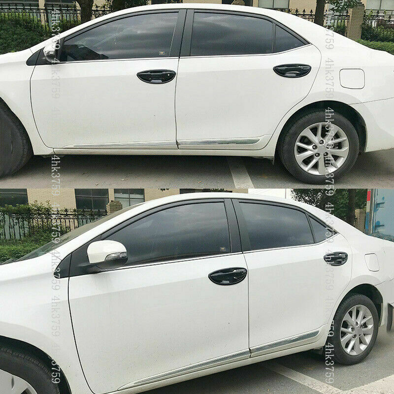 16Pcs Carbon Fiber Door Handle Molding Covers for Toyota for Corolla Sedan 2014-2018