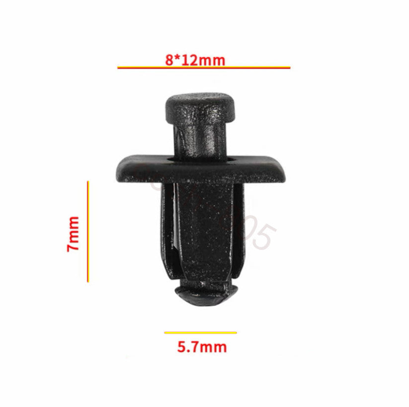 5 Pcs Car Engine Compartment Cowl Grille Retainer Fastener Clips for Nissan