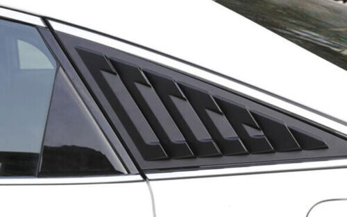 Side Window Louver Shutter Cover Decor for Toyota for Avalon 2019-2022 Matte Black
