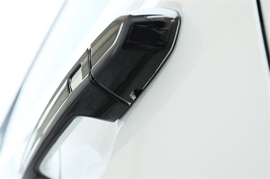 Fit For 2013-2019 for Cadillac ATS ABS Black Exterior Door Handle Cover Trim 8pcs