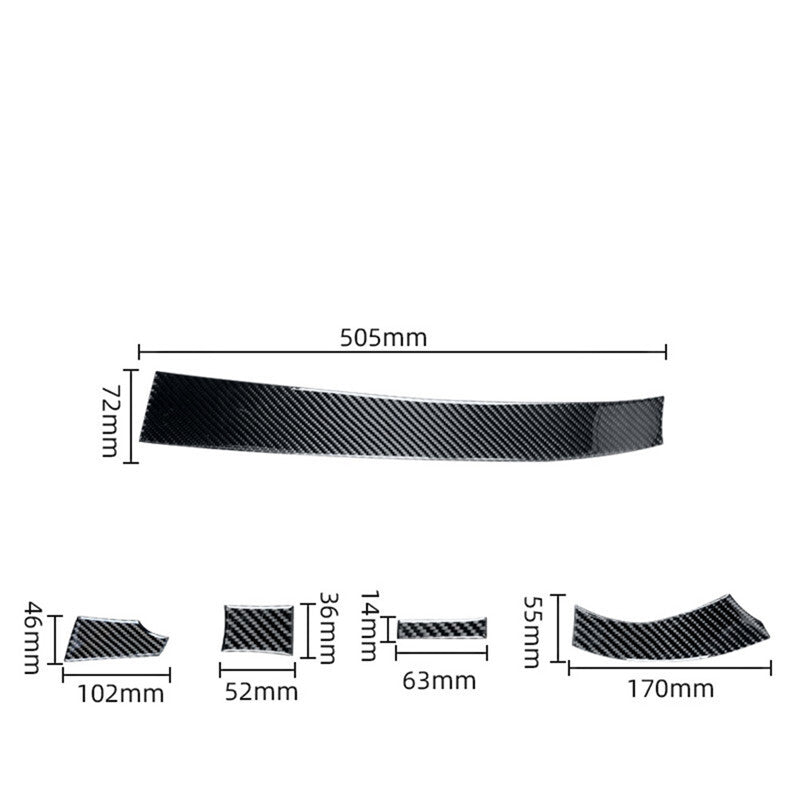5X Red Front Door Handle Trim Cover For CLA 2014-2018/GLA 2015-18 v