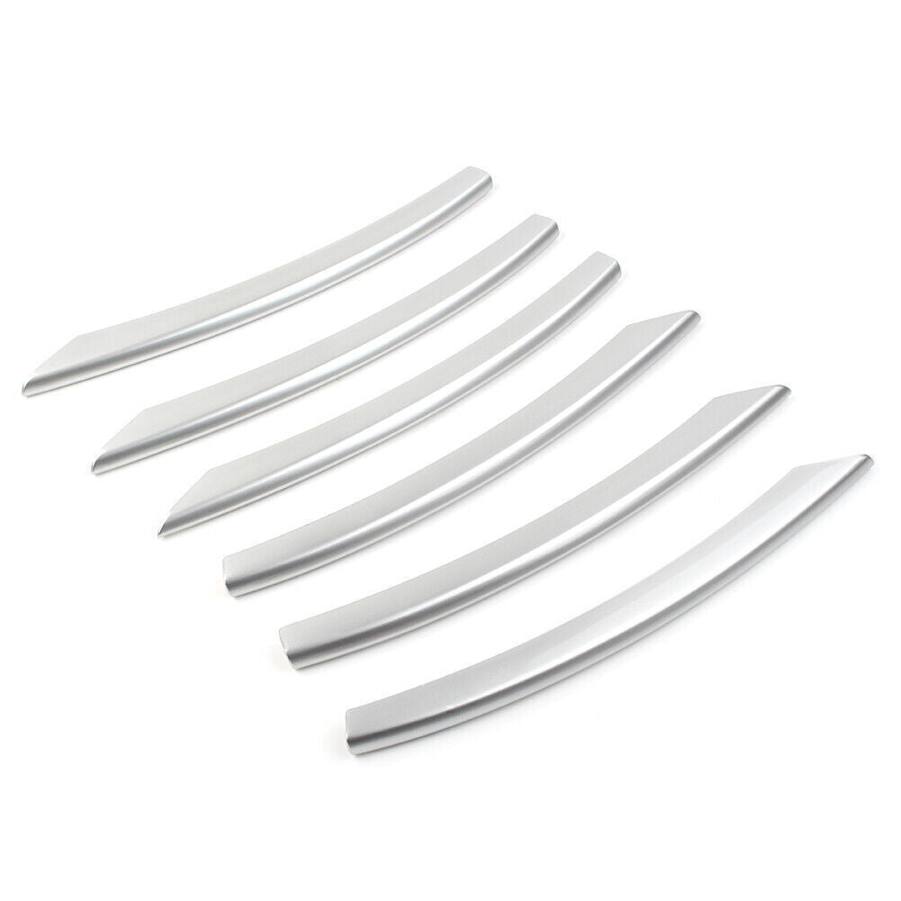 Front Bumper Fog Light Trim Strip Fit 2013-17 for Land Rover for Range Rover L405 Silver