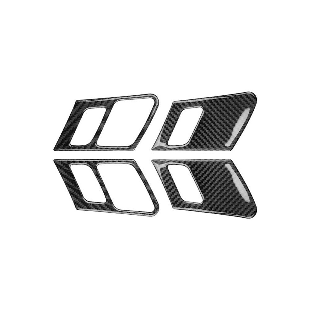 Red Carbon Fiber Interior Storage Box Panel Trim Cover Sticker for Audi Q7 16-19 v