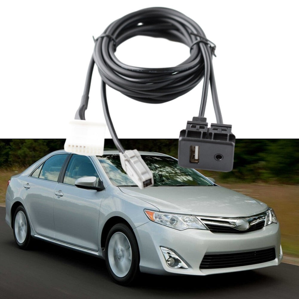 for Toyota Car Radio Audio AUX USB Cable Wire Harness for Multiple Models
