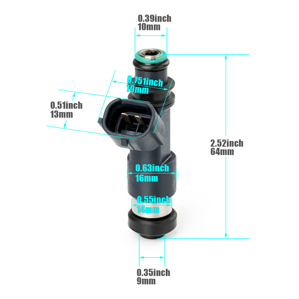3089893 Fuel Injector 2006-2014 for Polaris Sportsman EFI 06-2013 Ranger 500 EFI