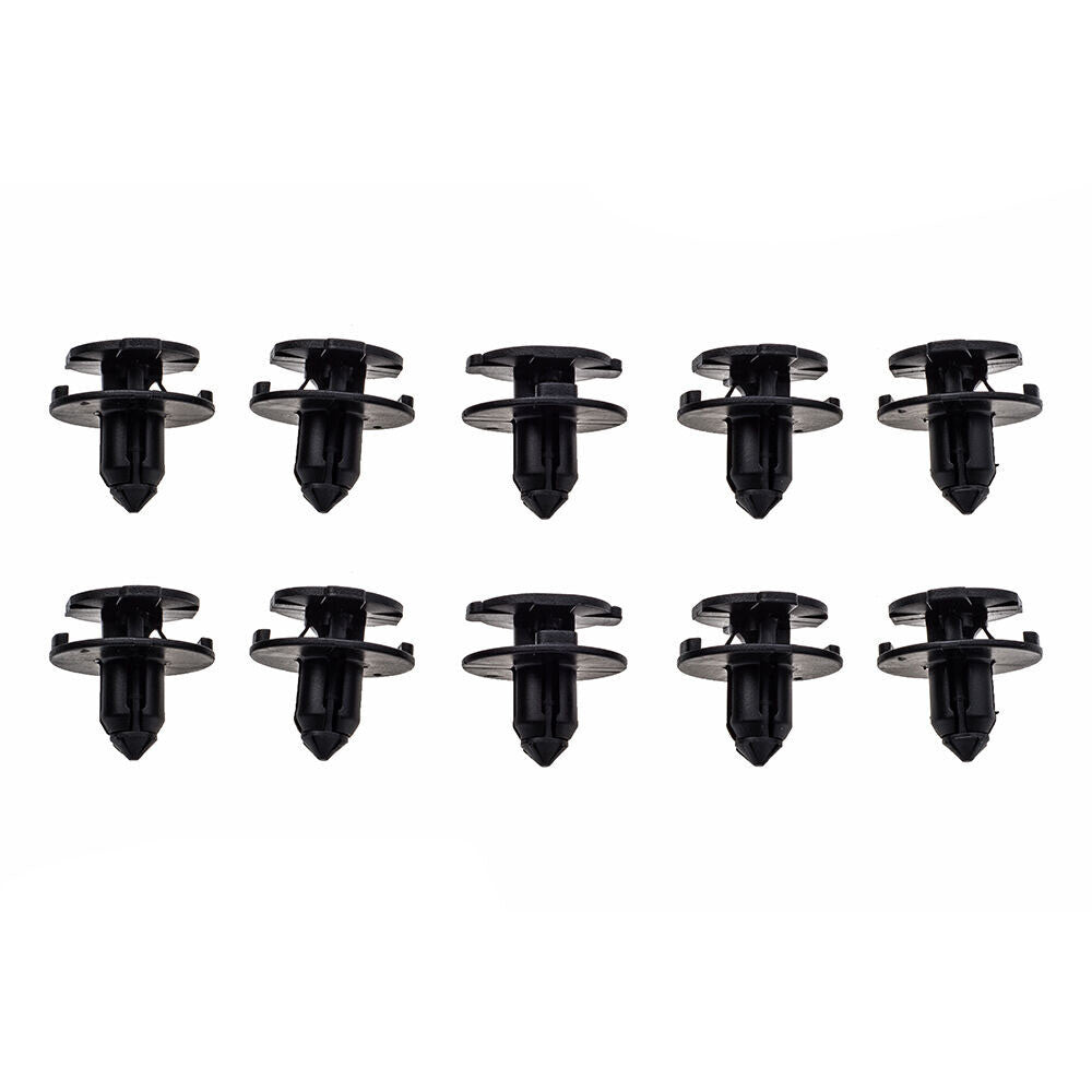 10X Bumper Shield Protector Push Rivet Clips Fasteners Fit for Nissan 0155309321