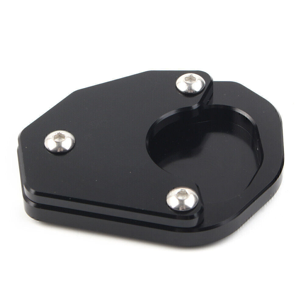 For Trident 660 2021 Kickstand Side Stand Extension Enlarge Plate Pad BLACK UK