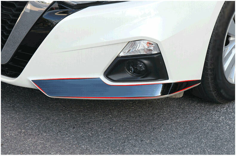4x Black Titanium Front Bumper Lip Splitter Spoiler for Nissan Altima 2019-2024