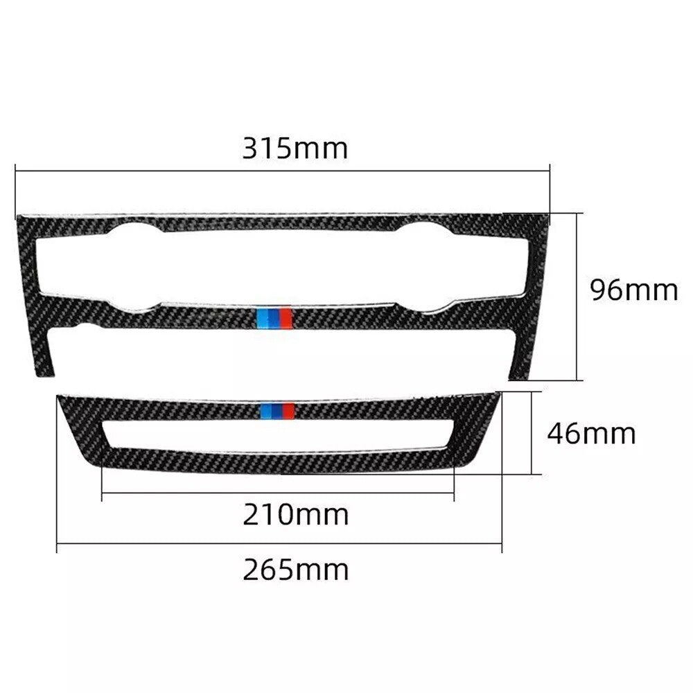 Carbon Fiber Interior Cover Trim Replacement for X5 E70 X6 E71 2007-2013 New n