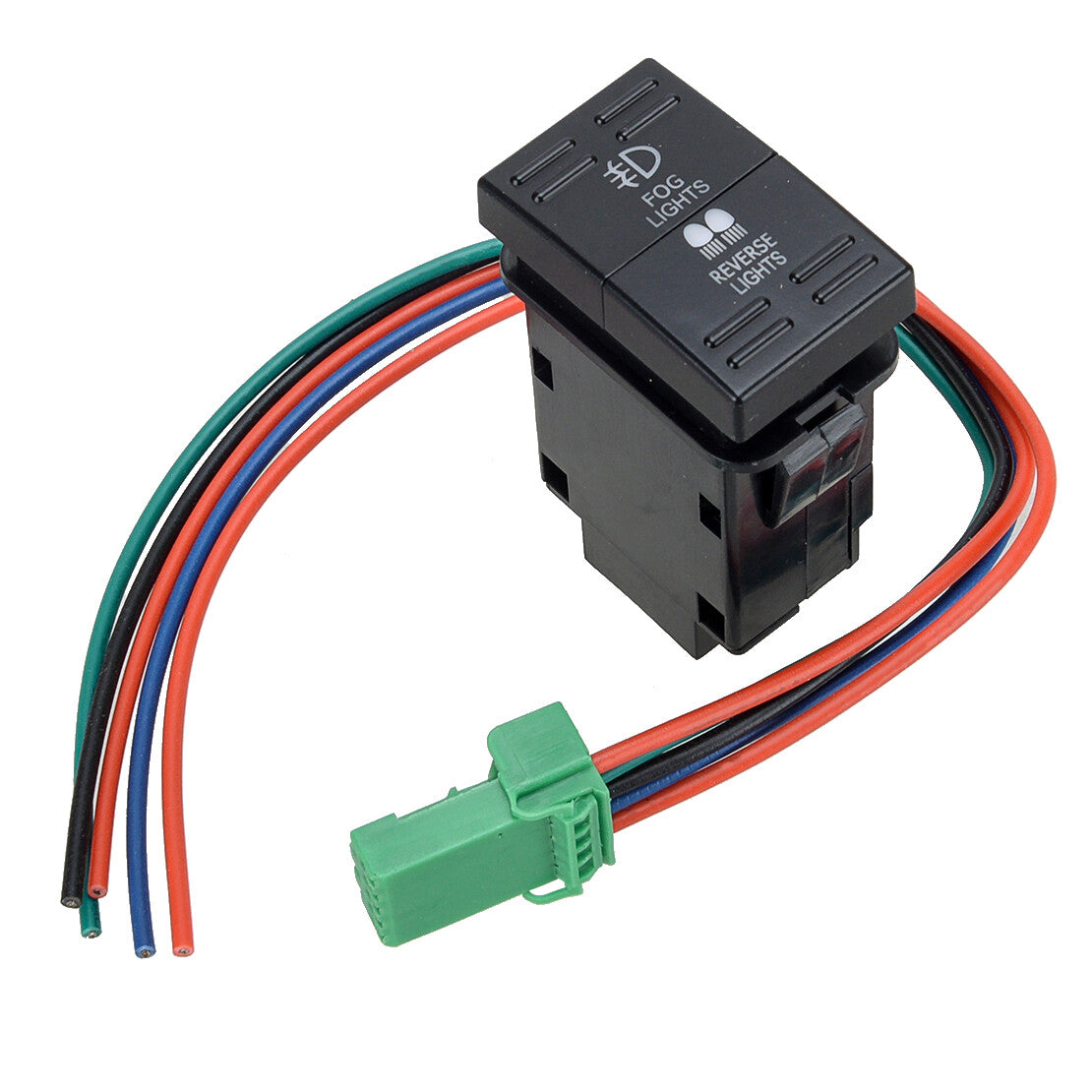 Dual Push Button Reverse Fog Lights Switch Fit for Ranger PX for Mazda BT-50 zy v