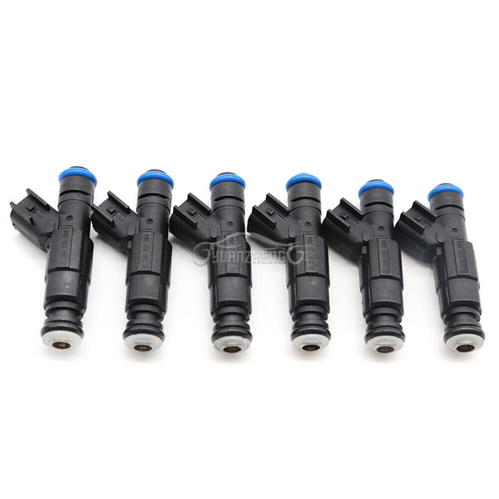 0280155784 6x 4-hole fuel injector upgrade for 1999-2004 4.0L for Jeep Cherokee - v