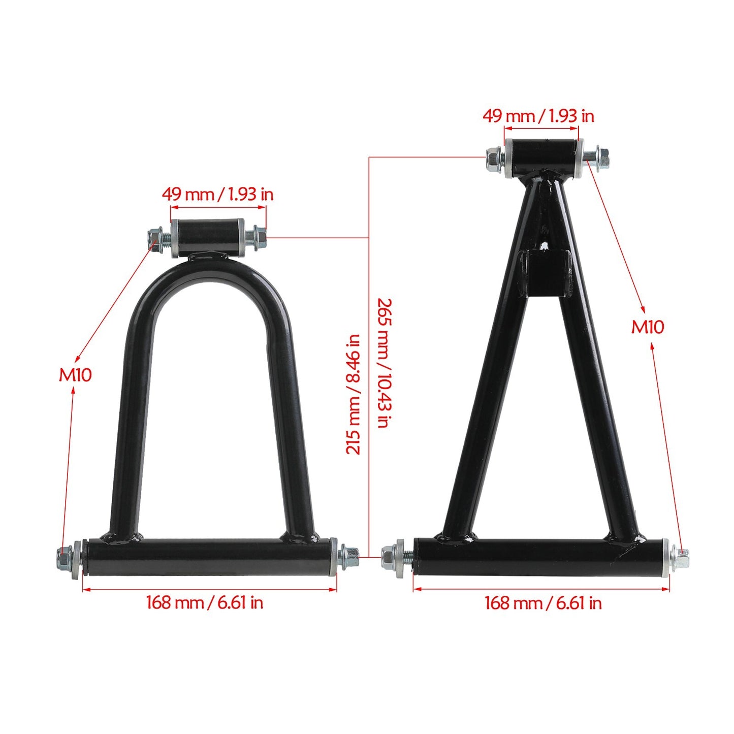 Steering strut joint main shaft hub kit shock absorber control arm suitable for all-terrain vehicles and go-karts