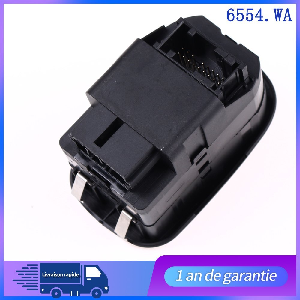 BOUTON COMMANDE LÈVE VITRE for CITROËN POUR JUMPY C2 for PEUGEOT 206 207 306 for FIAT 6554WA n