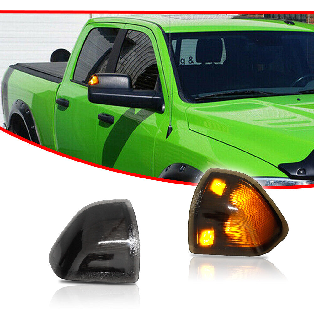 LED turn signal light and side mirror light suitable for 10-18 for Dodge for Ram 1500, etc- v