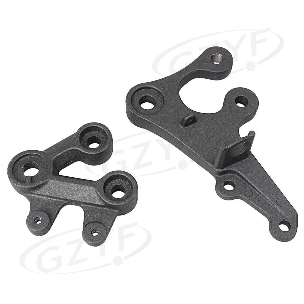 Rider Front Foot pegs Footrests Fit for Suzuki GSXR1000 2005-2010 09 Black