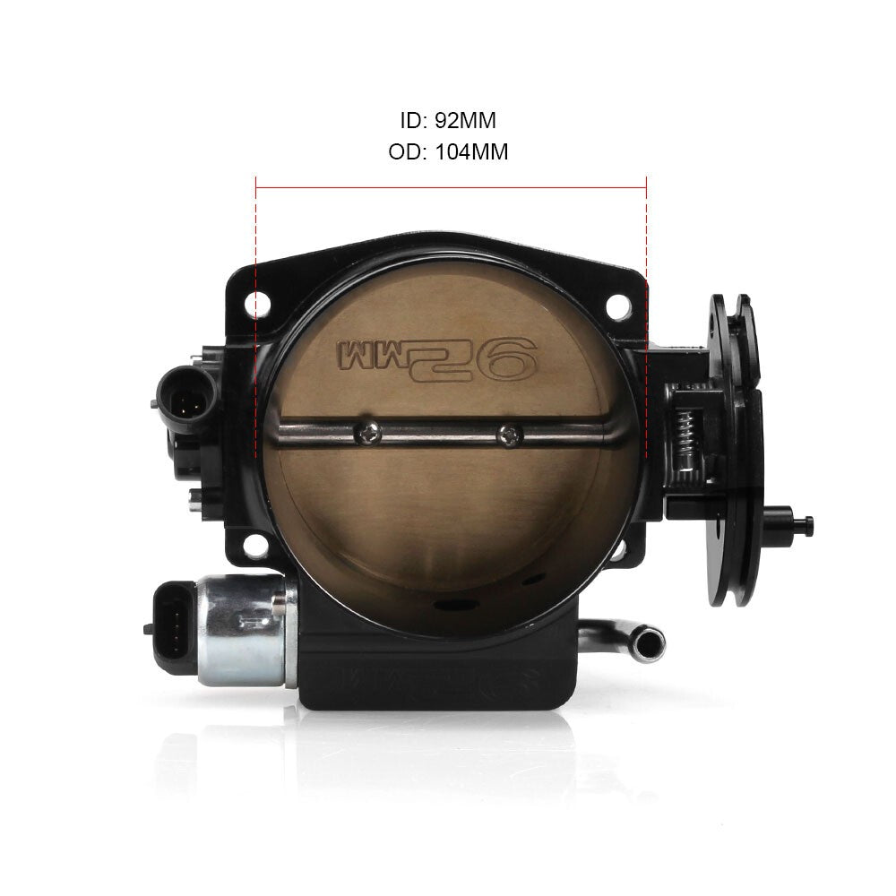 92MM LS Throttle Body with Position Sensors TPS IAC For LSX/LS1/ LS2/LS3/LS6/LS7 Q