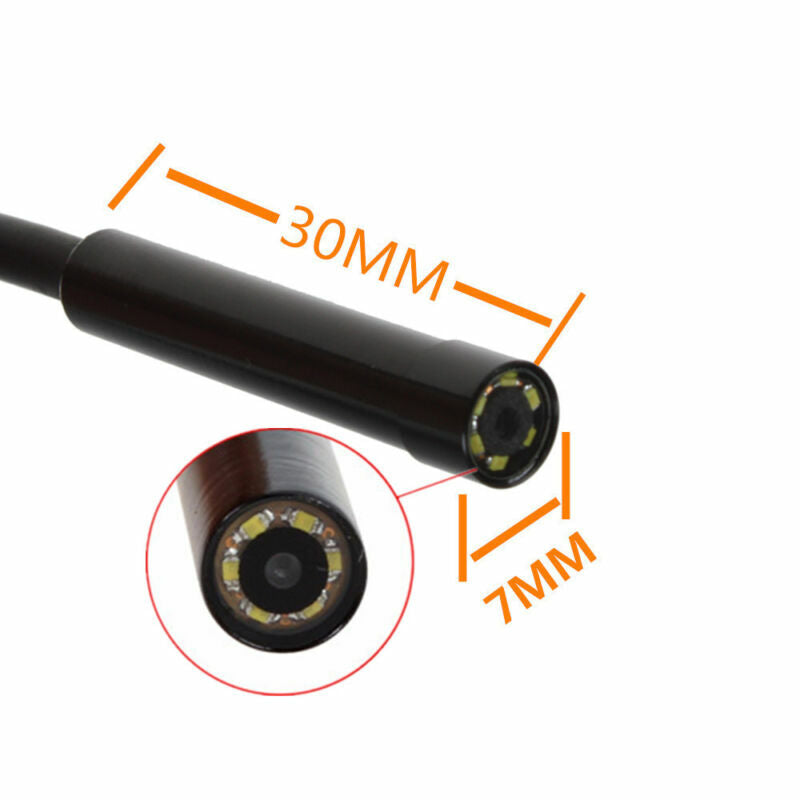 OTG 7mm USB Car/Engine/Tube Endoscope Borescope Inspection Camera for Android
