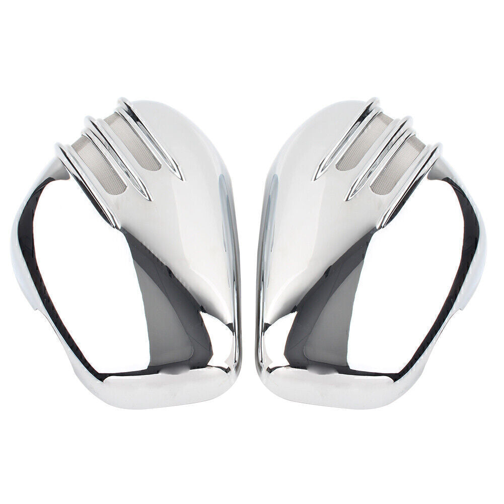 Chrome Side Panel Battery Cover Cap Left +Right for Bobber & Speedmaster 1200