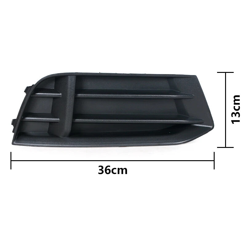 Pair for Audi A3 2017-2019 Car Front Bumper Foglight Foglamp Trim Lid Bezel Hood