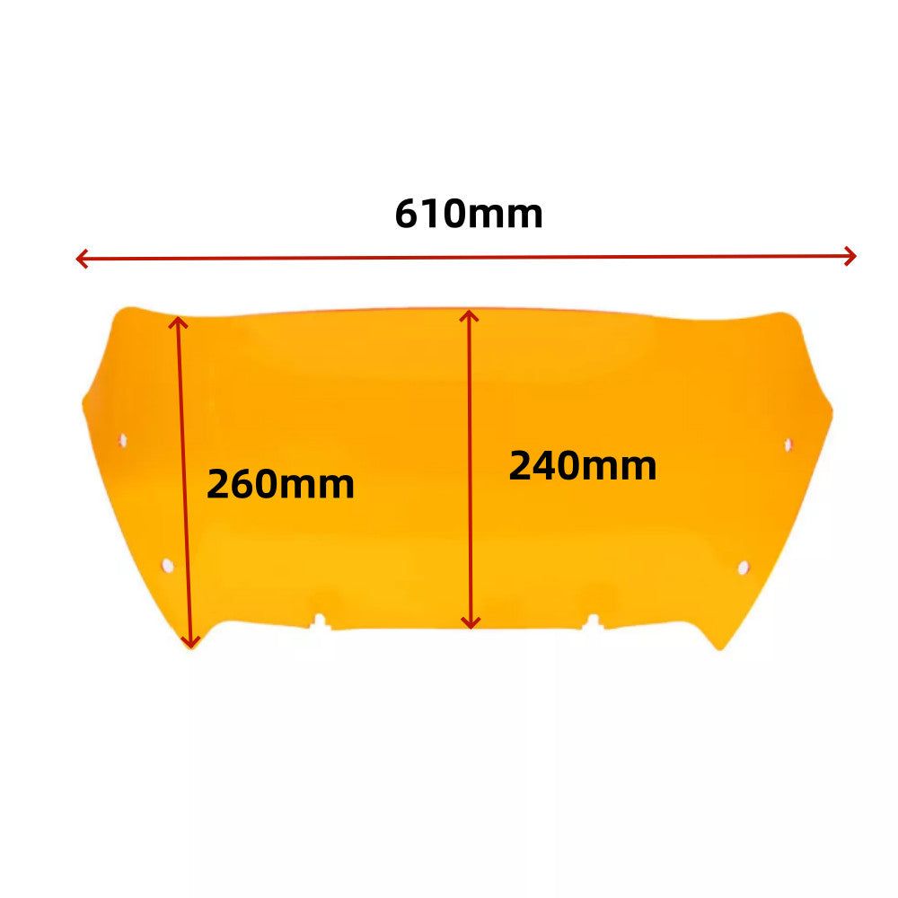 9-inch windshield deflector orange windshield suitable for Harley Road Glide CVO/SE FLTRXSE- n