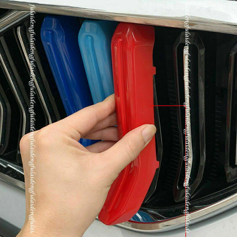 for Volvo XC40 2019-2022 3-Color Front Bumper Mesh Grille Grill Insert Trim Clip Q