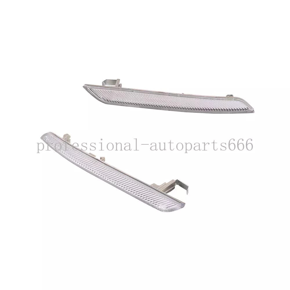 One set of left and right transparent front bumper side marker lights suitable for BMW X6 E71 E72 07-14