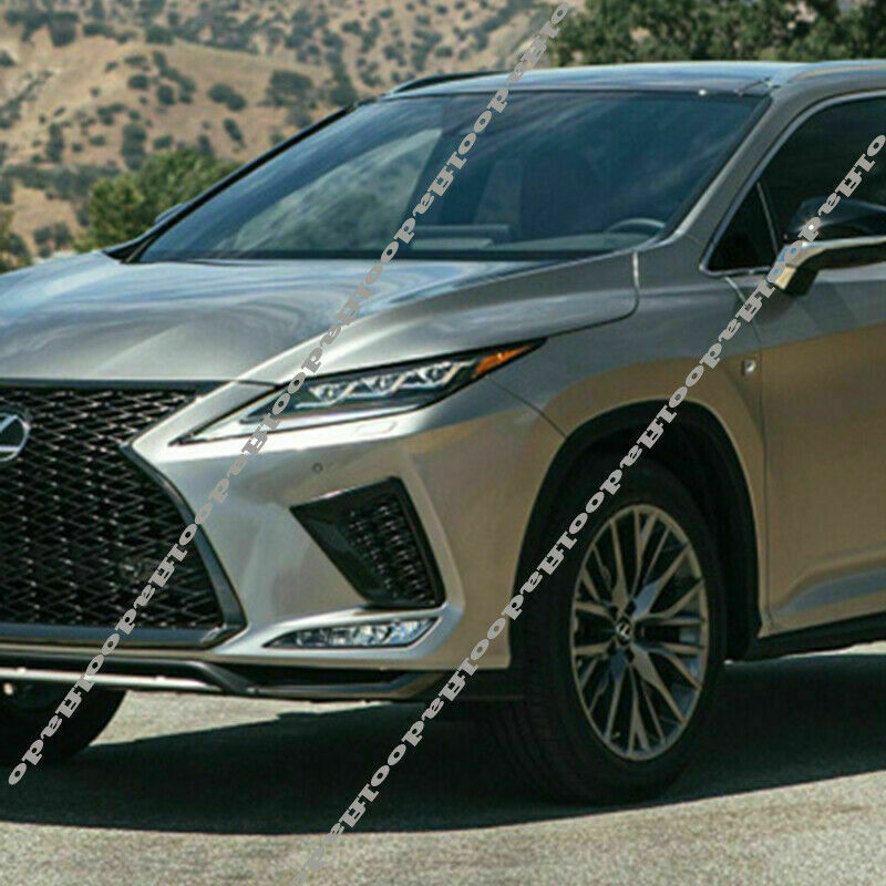 Sport Style Front Bumper Fog Light Grille Cover for Lexus RX350 RX450H 2020 2021