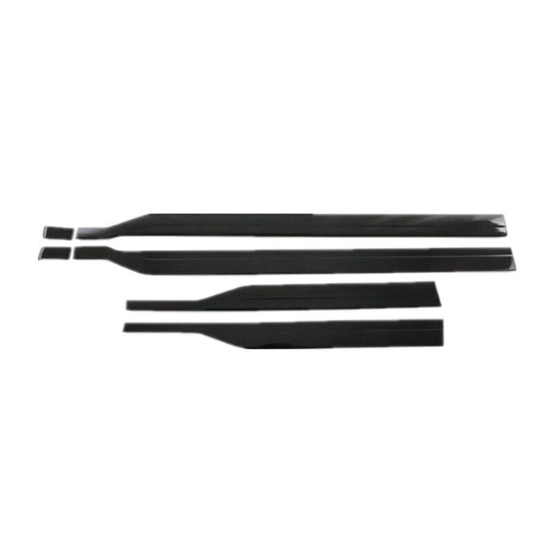 6X Glossy Black Body Side Moulding Stripe Cover Trim for Honda CR-V CRV 2023-24