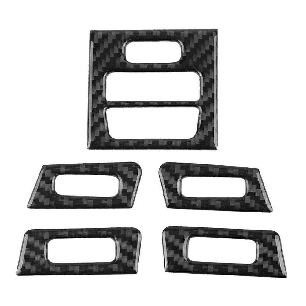 Carbon Fiber Air Vent Outlet Cover Trim for BMW 3 Series E90 E92 E93 2005-12 06