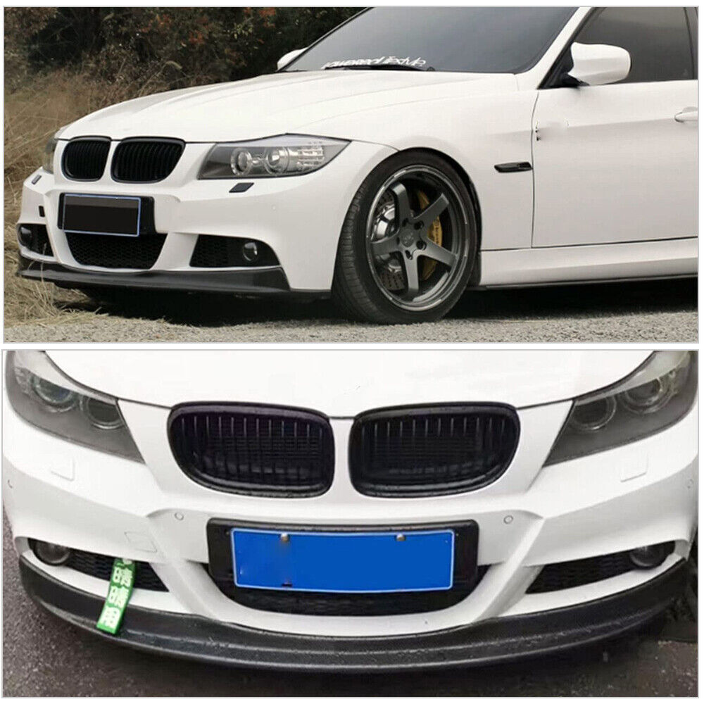 Carbon fiber front bumper chin boiler for BMW 3 Series E90 325i M-Tech 09UP Q